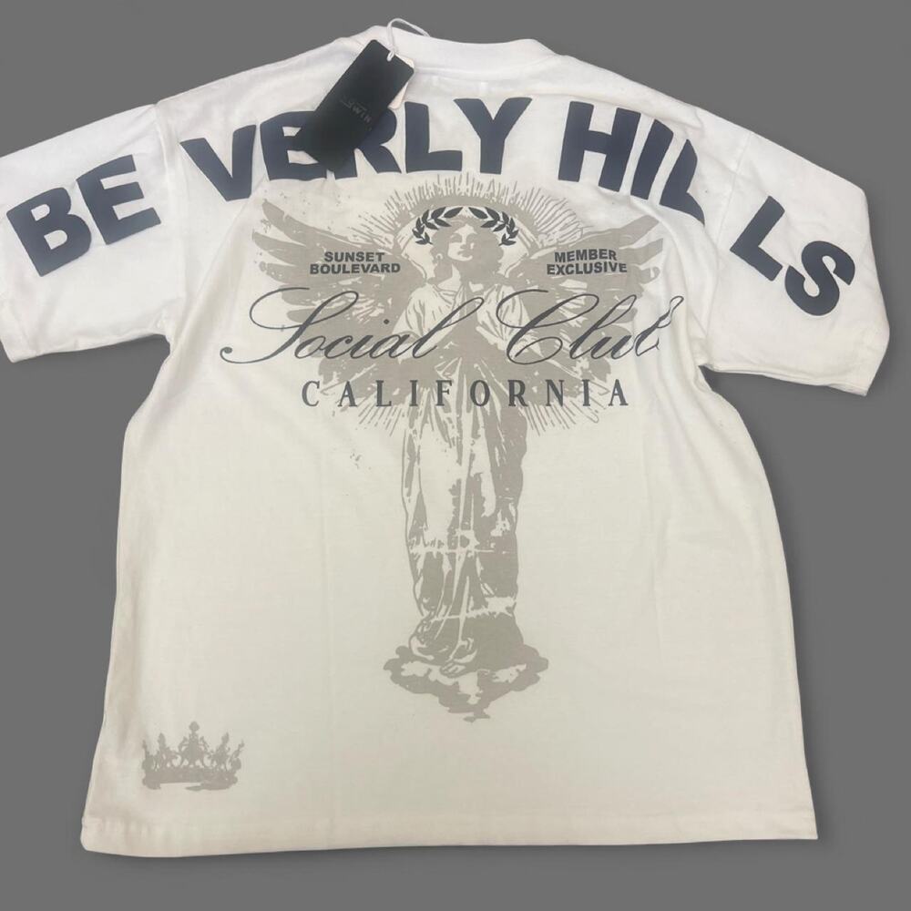 🤍 JAQWIN Beverly Hills Social Club Graphic T-Shirt – Size Medium